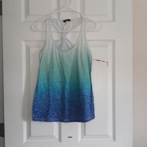 Multi Blue Racer Tank
